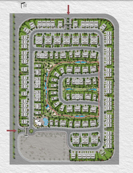 ماستر بلان كمبوند تاوني هايد بارك 6 اكتوبر