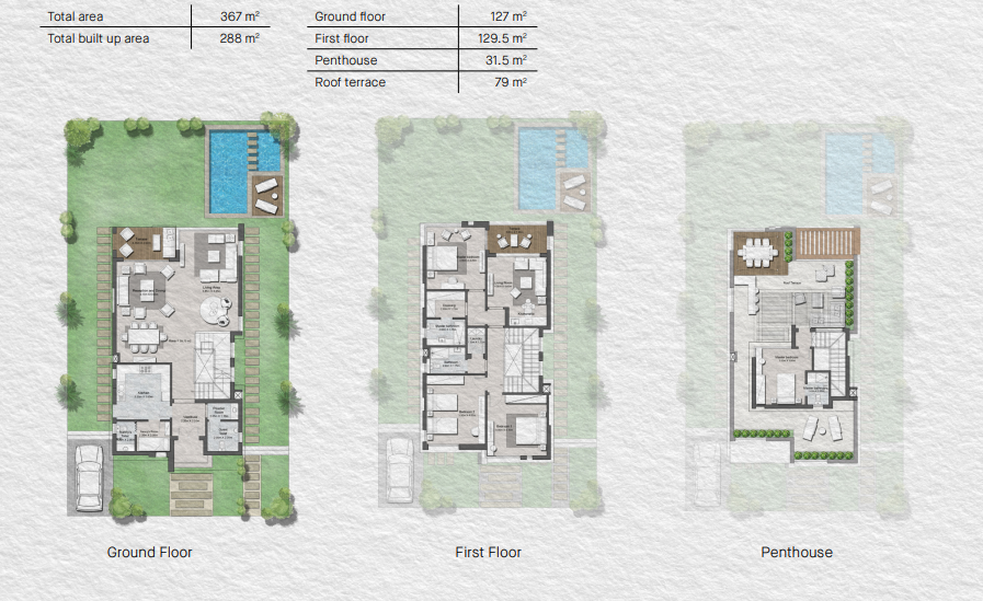 ماستر بلان ستاند الون فى كمبوند تاوني هايد بارك 6 اكتوبر