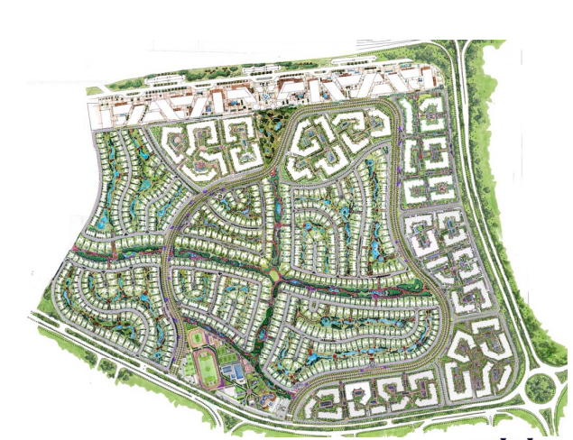 ماستر بلان كومباوند سوان ليك التجمع الاول 