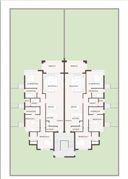 ماستر بلان شاليه 123 متر فى قرية هاسيندا ويست رأس الحكمة بالساحل الشمالي